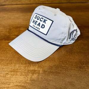 Duck Head Heritage Patch Performance Rope Hat Light Grey